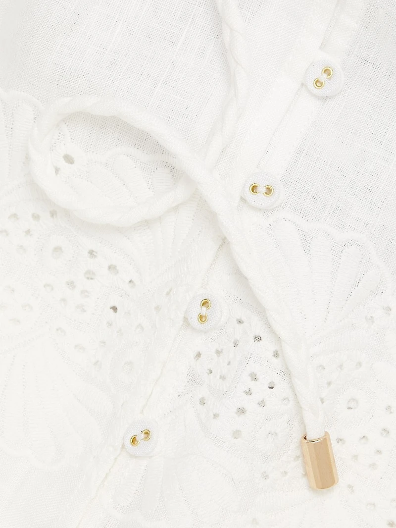 Payton Linen-Cotton Minidress