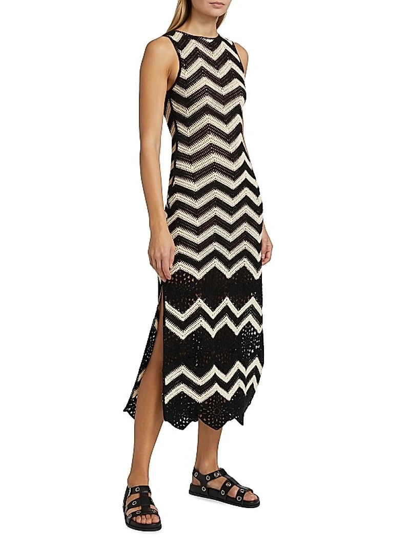 Jacinta Chevron Maxi Dress