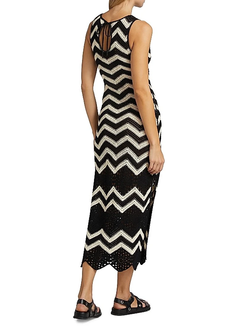 Jacinta Chevron Maxi Dress