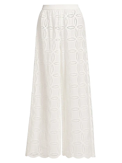 Rio Cotton Broderie Pants