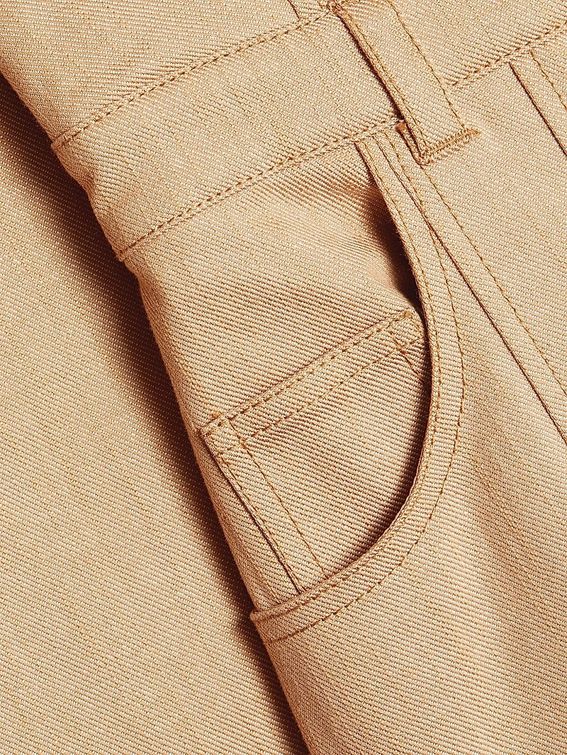 Veena Stretch Denim Midi-Dress