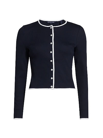 Wilmer Stretch-Cotton Cardigan