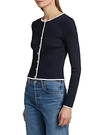Wilmer Stretch-Cotton Cardigan