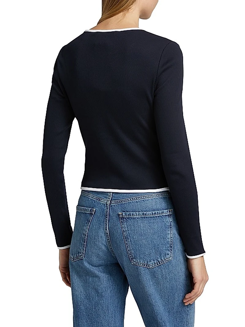Wilmer Stretch-Cotton Cardigan