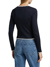 Wilmer Stretch-Cotton Cardigan