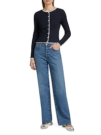 Wilmer Stretch-Cotton Cardigan
