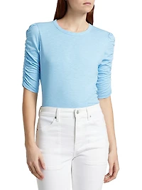 Waldorf Gathered-Sleeve T-Shirt