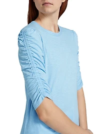 Waldorf Gathered-Sleeve T-Shirt
