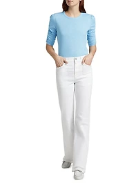 Waldorf Gathered-Sleeve T-Shirt