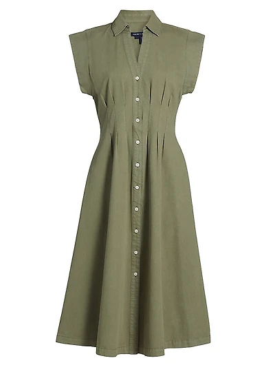 Ruben Cotton Midi-Dress