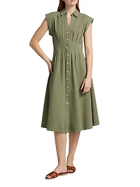 Ruben Cotton Midi-Dress