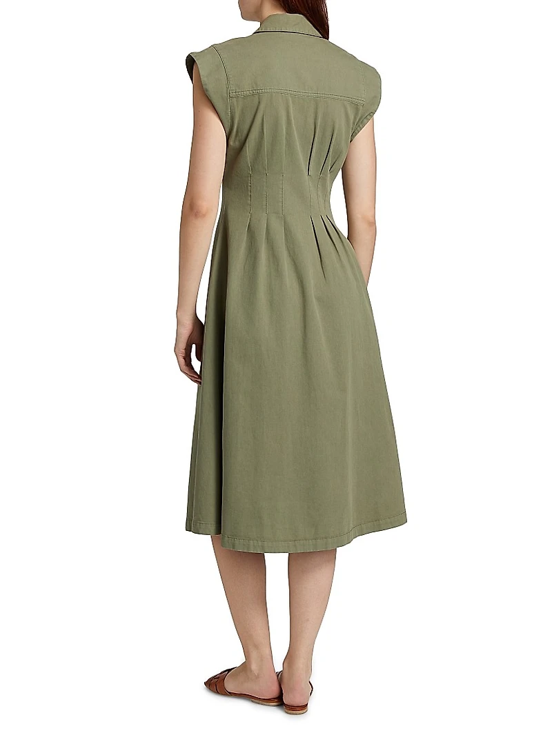 Ruben Cotton Midi-Dress