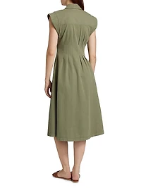 Ruben Cotton Midi-Dress