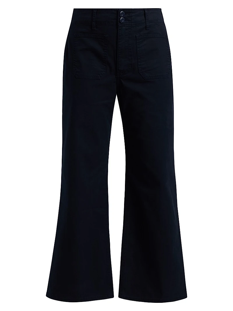 Grant Cropped High-Rise Wide Leg Pants