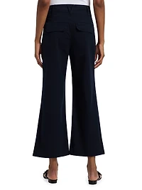 Grant Cropped High-Rise Wide Leg Pants