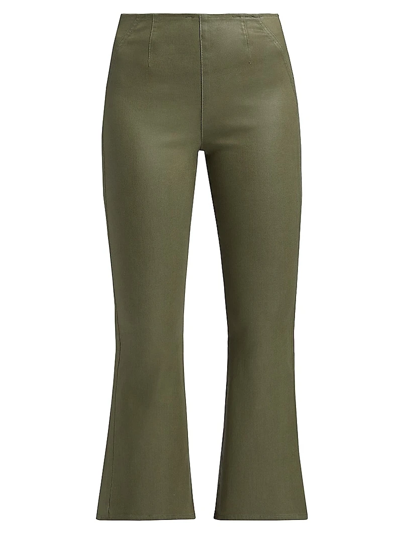 Carson Off-Duty Flared Crop Jeans