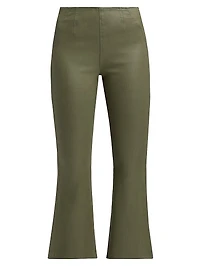 Carson Off-Duty Flared Crop Jeans