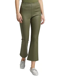 Carson Off-Duty Flared Crop Jeans