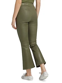 Carson Off-Duty Flared Crop Jeans