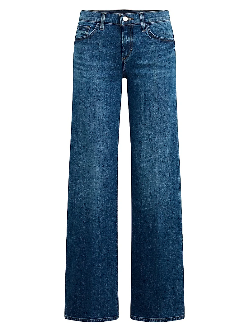 The Lou Low-Rise Wide-Leg Jeans