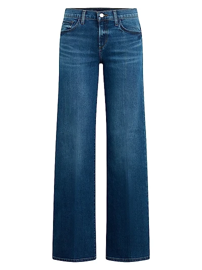 The Lou Low-Rise Wide-Leg Jeans