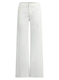 Petite Lou Low-Rise Wide-Leg Jeans