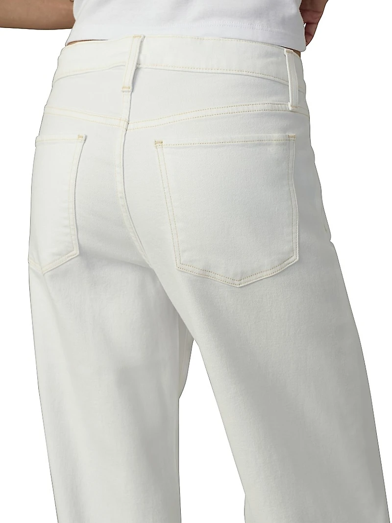 Petite Lou Low-Rise Wide-Leg Jeans