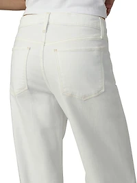Petite Lou Low-Rise Wide-Leg Jeans