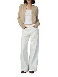 Petite Lou Low-Rise Wide-Leg Jeans