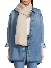 Stella Sequined Wool-Blend Scarf