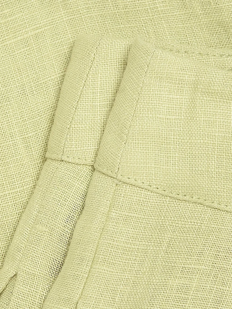 Ella Pleated Linen Shorts