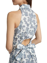 Domino Floral Minidress