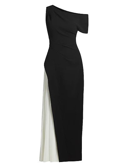 Sudden Two-Tone Maxi Dress
