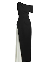 Sudden Two-Tone Maxi Dress