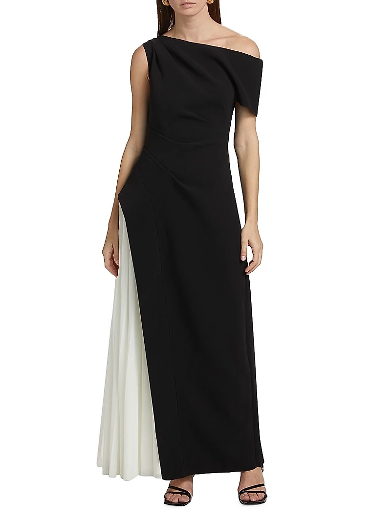 Sudden Two-Tone Maxi Dress