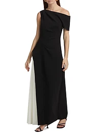 Sudden Two-Tone Maxi Dress