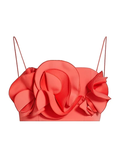 Underwood Frilled Bandeau Crop Top