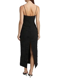 Walsworth Ruched Midi Dress