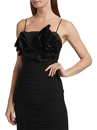 Walsworth Ruched Midi Dress