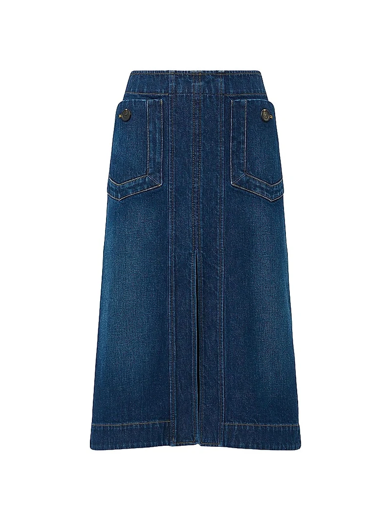 Fernanda Stretch Denim Skirt