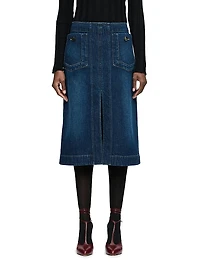 Fernanda Stretch Denim Skirt