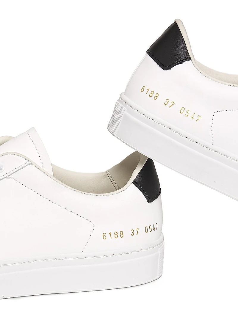 Retro Classic Leather Sneakers