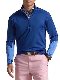 Jersey Quarter-Zip Sweater