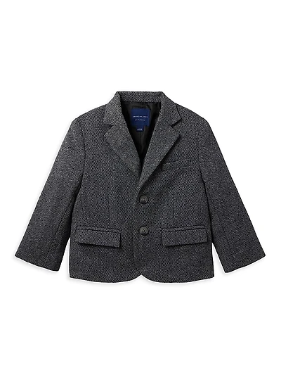 Little Boy's & Herringbone Suit Set