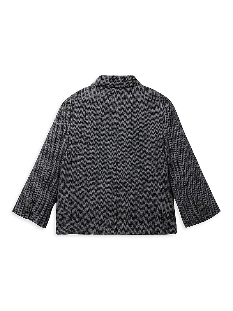 Little Boy's & Herringbone Suit Set