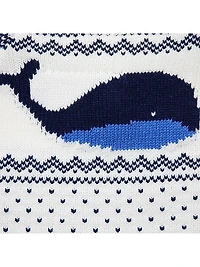 Baby Boy's Whale Fair Isle Sweater & Joggers Set
