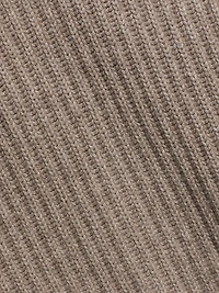 Rib-Knit Double-Breasted Jacket