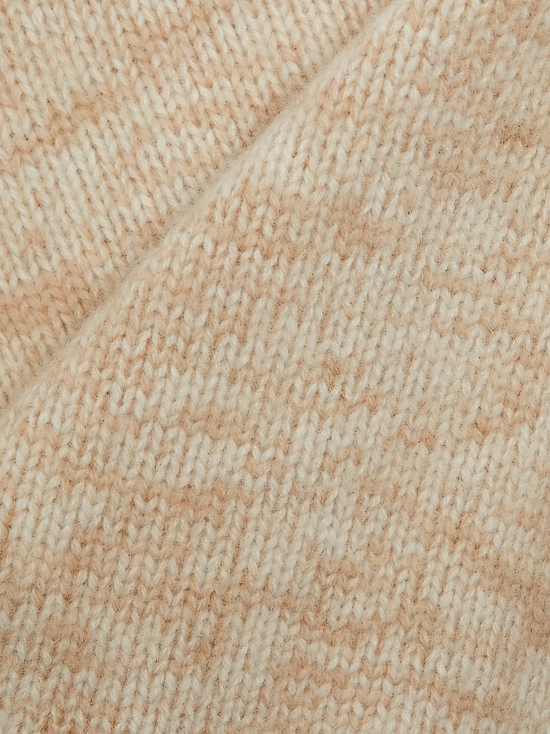 Marled Cashmere Scoopneck Sweater