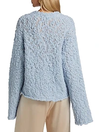 Bouclé Alpaca-Blend Cardigan