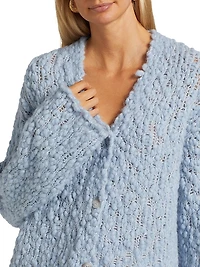 Bouclé Alpaca-Blend Cardigan